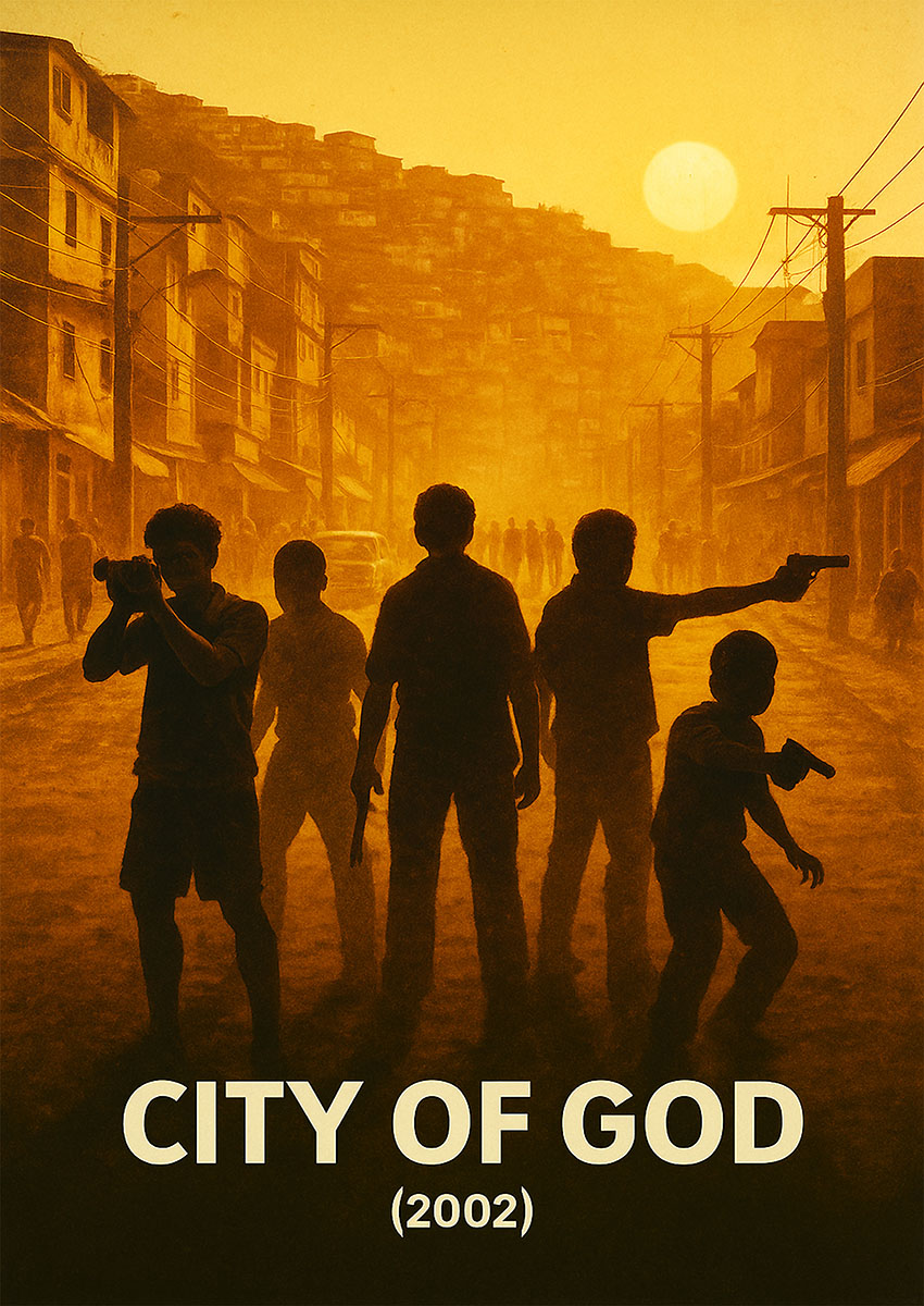 City of God Movie Poster Art Canvas Print & Poster Wall Art - AI PRINT LAB